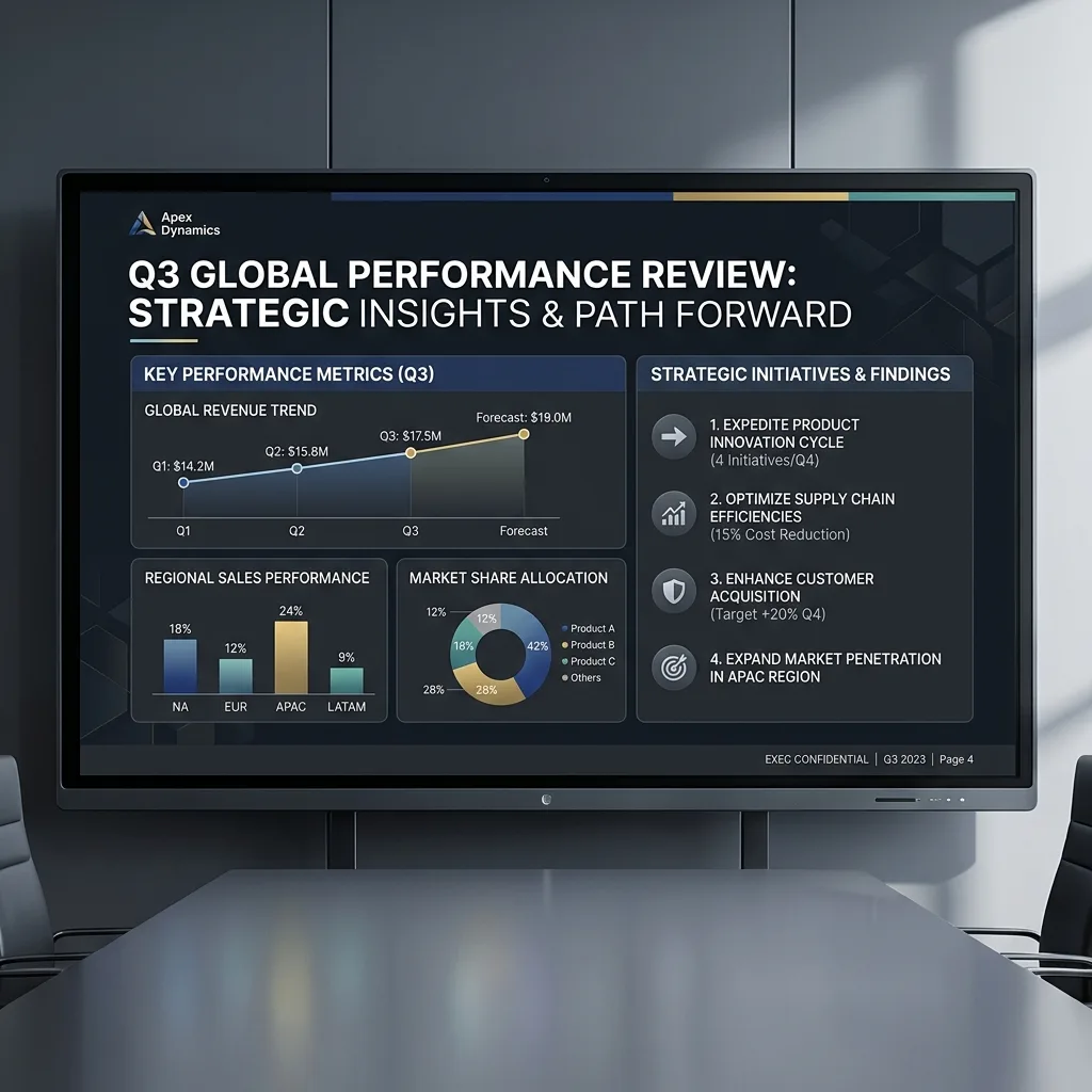 Executive & Client Presentations