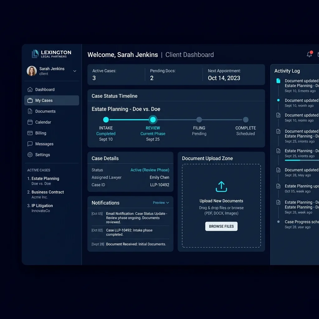 Law Firm Client Intake Portal